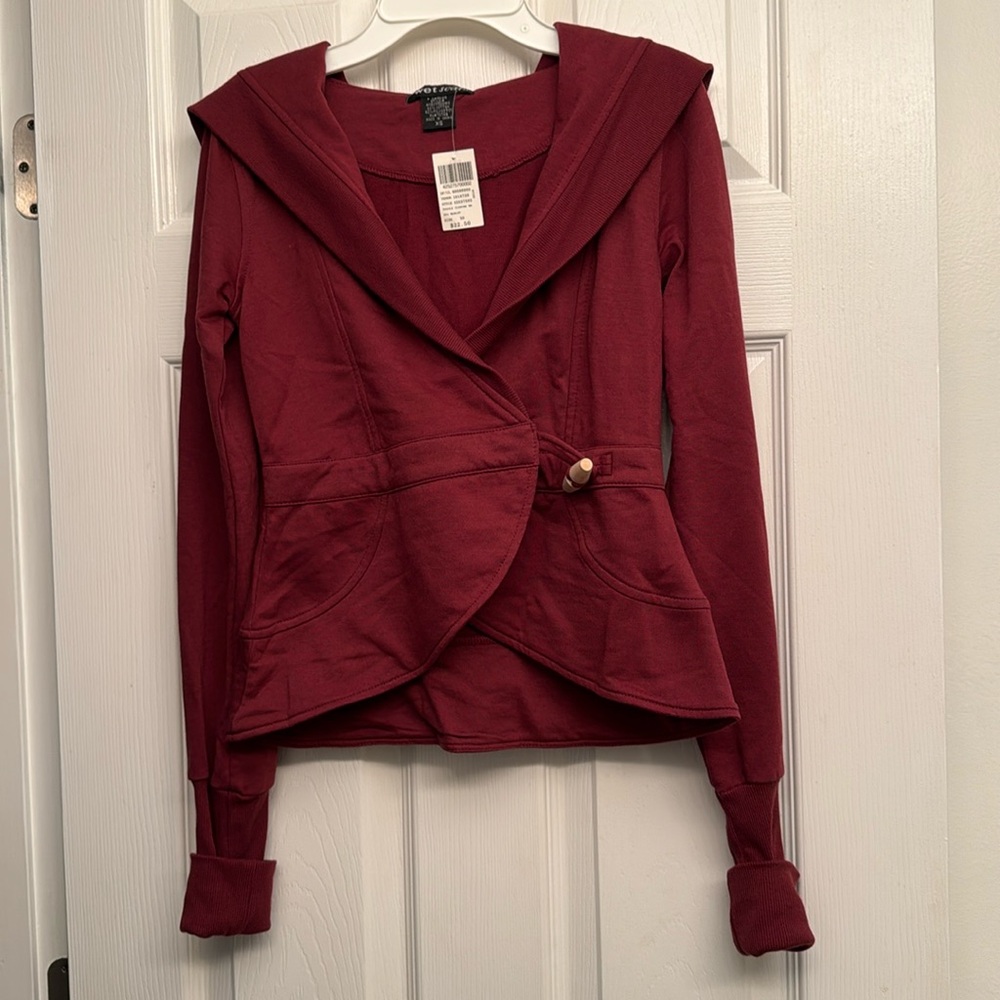 NWT Woman’s Burgundy Jacket